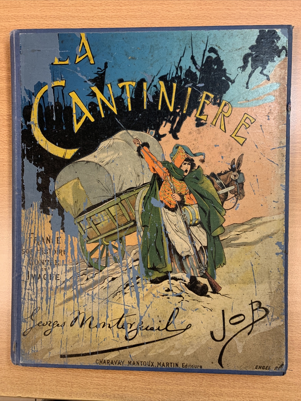 LIVRE « LA CANTINIERE » PAR MONTORGUEIL ET JOB XIXème – BOOK « LA CANTINIERE »