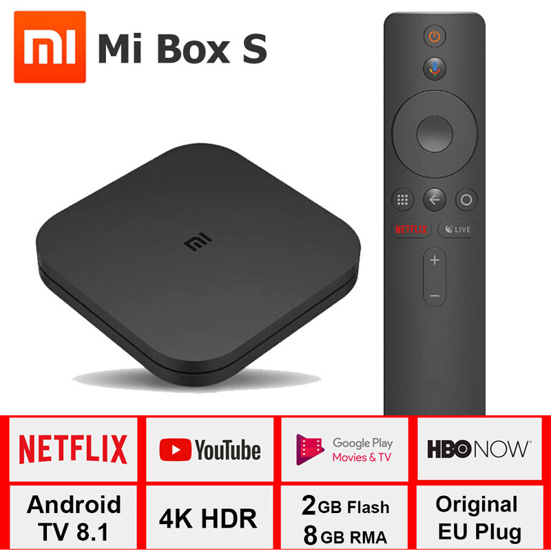 Xiaomi Mi TV Box S Global Version Ship from France 2GB 8GB WiFi 4K Ultra HD FR Xiaomi Mi TV Box S Global Version Ship from France 2GB 8GB WiFi 4K Ultra HD FR