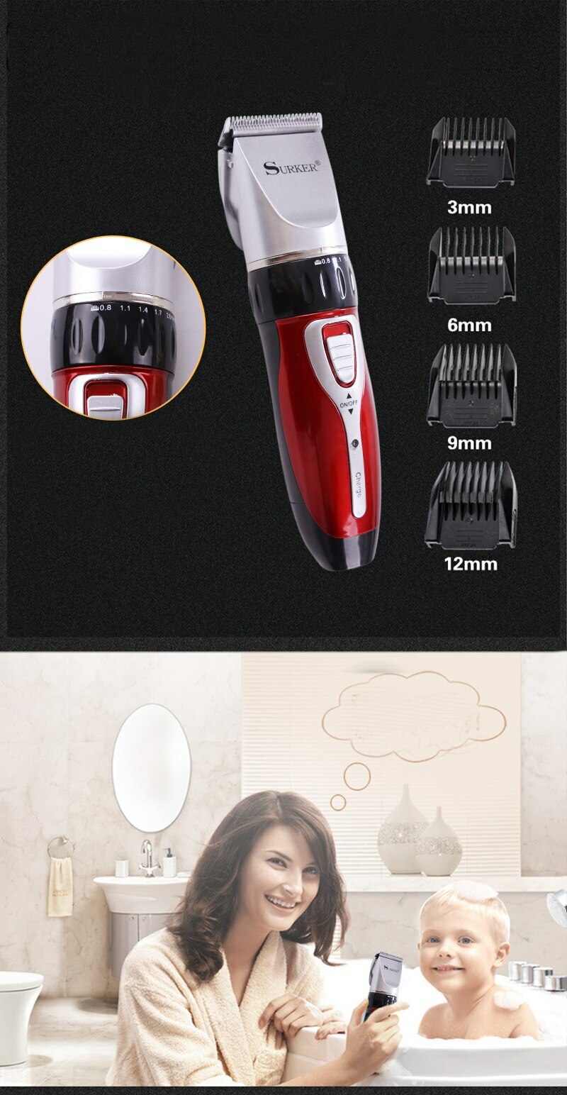 Tondeuse Cheveux de salon PROFESSIONNELLE NEUF AVEC 4 SABOTS peigne brosse neuf Tondeuse Cheveux de salon PROFESSIONNELLE NEUF AVEC 4 SABOTS peigne brosse neuf