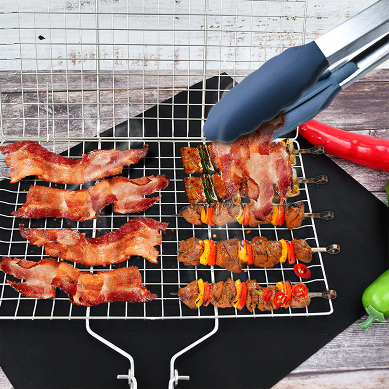 Accueil Panier à griller barbecue avec brosse à sauce pour tapis
