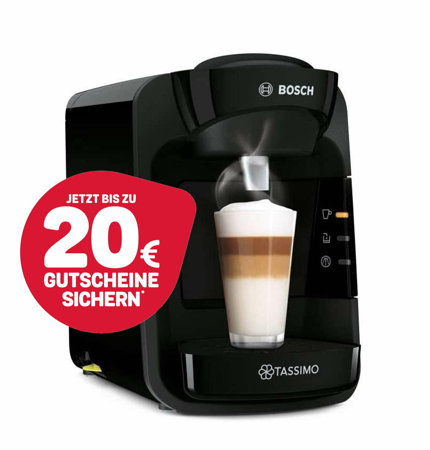 B-Ware Bosch Tassimo Suny Bons D’Achat Machine à Boissons Chaudes Café B-Ware Bosch Tassimo Suny Bons D’Achat Machine à Boissons Chaudes Café
