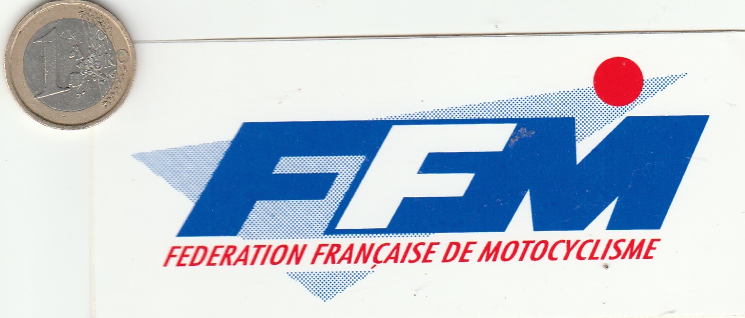 AUTOCOLLANTS. Sport . Fédération Française de motocyclisme AUTOCOLLANTS. Sport . Fédération Française de motocyclisme