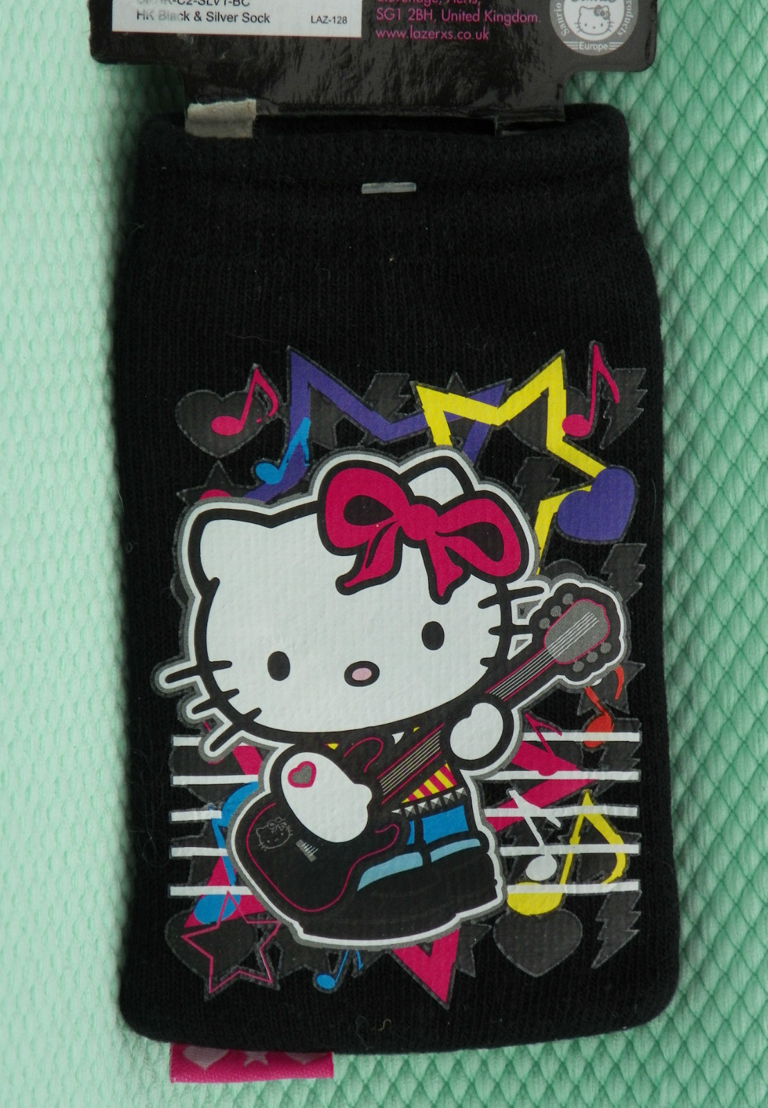 HELLO KITTY *-* POCHETTE *-* chaussette noire MP3 appareil photo téléphone HELLO KITTY *-* POCHETTE *-* chaussette noire MP3 appareil photo téléphone