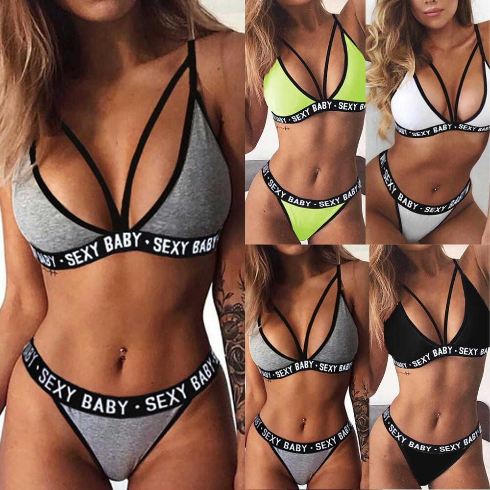 Soutien-Gorge Ensemble sous – Vêtements pour Femmes Plage Lingerie Grande Taille