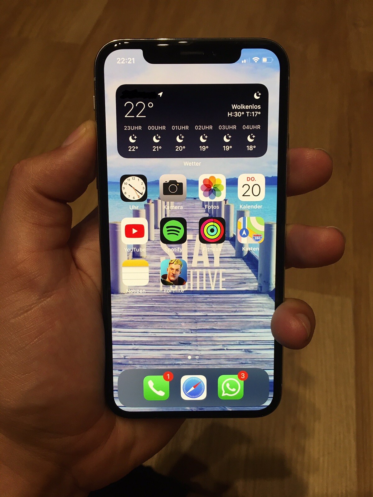 iPhone X mit Fortnite (!) – Weiß mit OVP