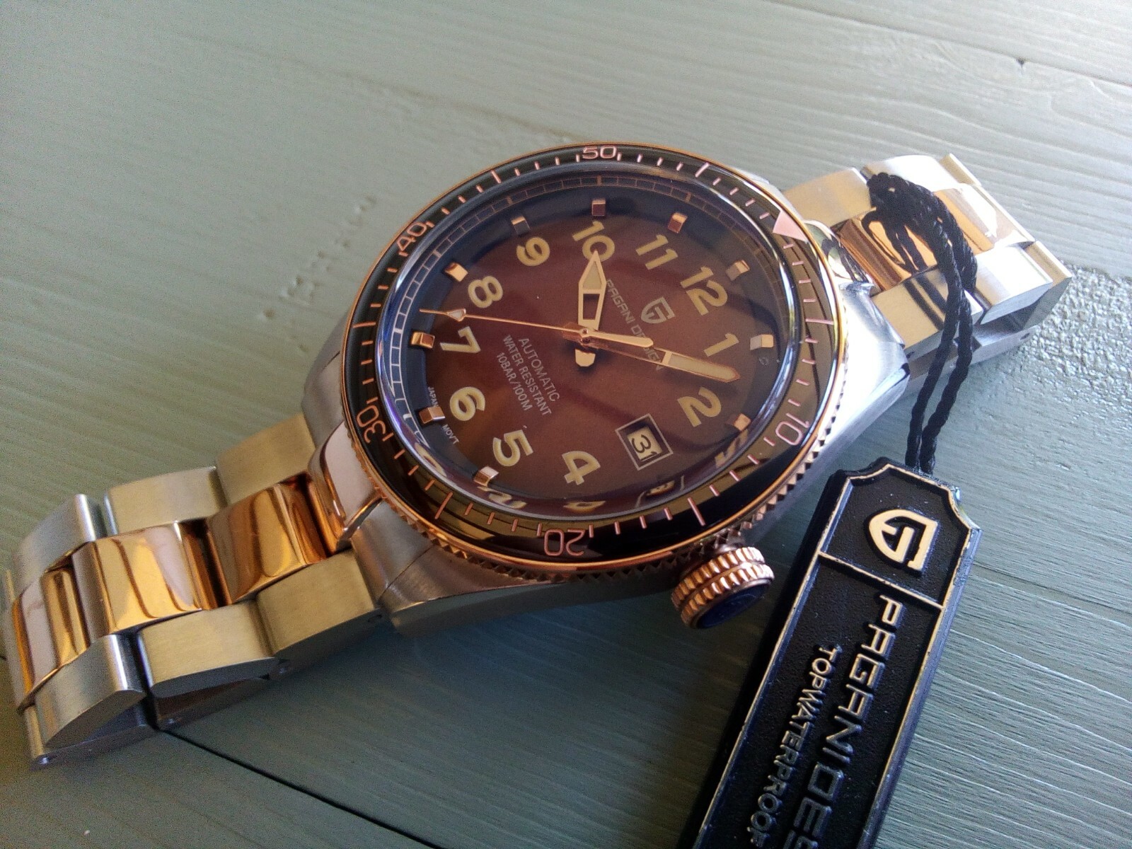 MONTRE HOMME AUTOMATIQUE PAGANI DESIGN 100m SEIKO NH35 MOUVEMENT NEUVE MONTRE HOMME AUTOMATIQUE PAGANI DESIGN 100m SEIKO NH35 MOUVEMENT NEUVE