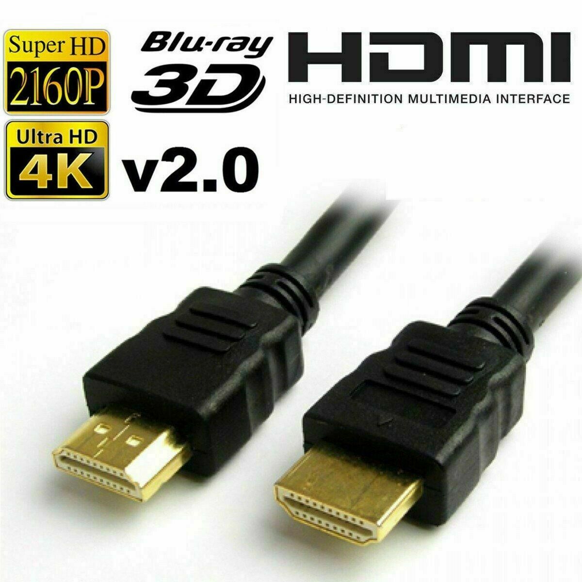 5M Long Câble HDMI Haute Vitesse v2.0 HD 4K 8K 3D Arc PS4 PS5 Xbox One Sky TV 5M Long Câble HDMI Haute Vitesse v2.0 HD 4K 8K 3D Arc PS4 PS5 Xbox One Sky TV