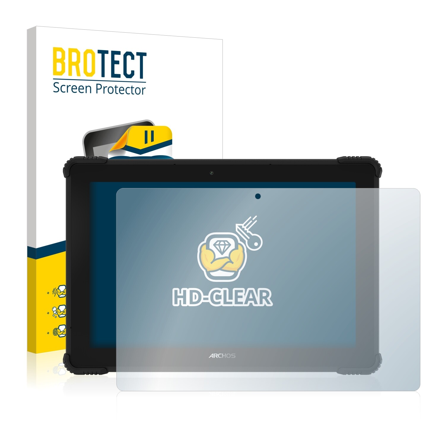 2x Film Protection pour Archos Sense 101X Transparent Protecteur Écran