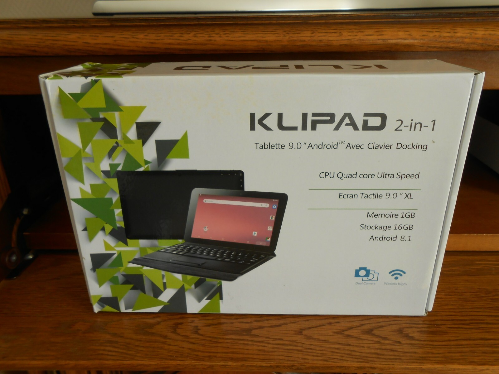 TABLETTE ECRAN TACTILE 9.0 XL ANDROID 8.1 “KLIPAD” CLAVIER + CHARGEUR -ETAT NEUF TABLETTE ECRAN TACTILE 9.0 XL ANDROID 8.1 “KLIPAD” CLAVIER + CHARGEUR -ETAT NEUF