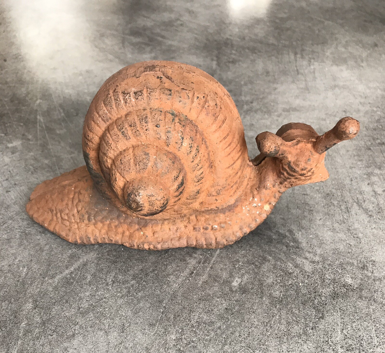 ESCARGOT De Décoration Intérieur / Extérieur Animal Fonte Rouillée 14,5 Cm ESCARGOT De Décoration Intérieur / Extérieur Animal Fonte Rouillée 14,5 Cm