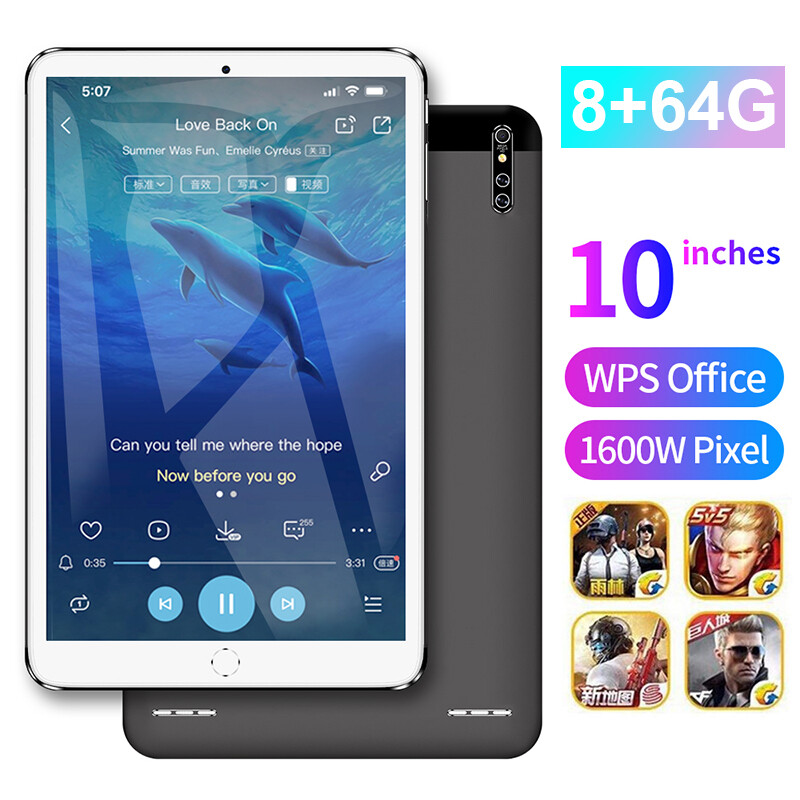 10 “pouce 4G 8 + 64 Go Tablette PC Android 9.0 WIFI Double SIM Triple caméra 10 “pouce 4G 8 + 64 Go Tablette PC Android 9.0 WIFI Double SIM Triple caméra