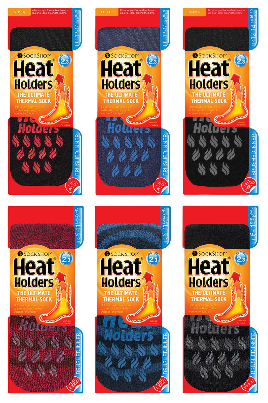 Heat Holders – Homme hiver chaud antidérapantes chaussons chaussettes thermiques Heat Holders – Homme hiver chaud antidérapantes chaussons chaussettes thermiques