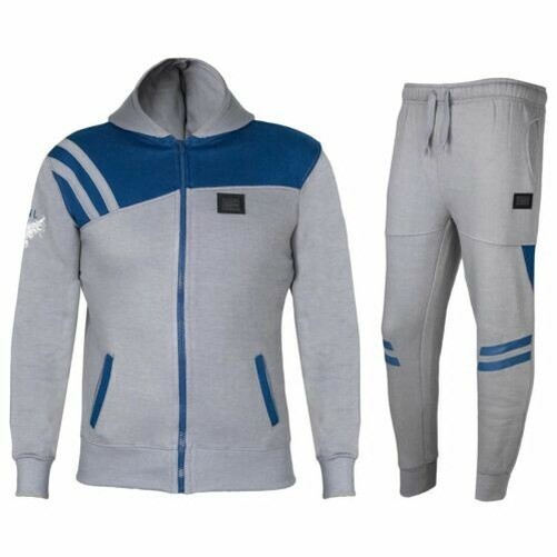 Garçons Enfants Mode Survêtement Complet Gris Zippé Polaire Haut à Capuche &