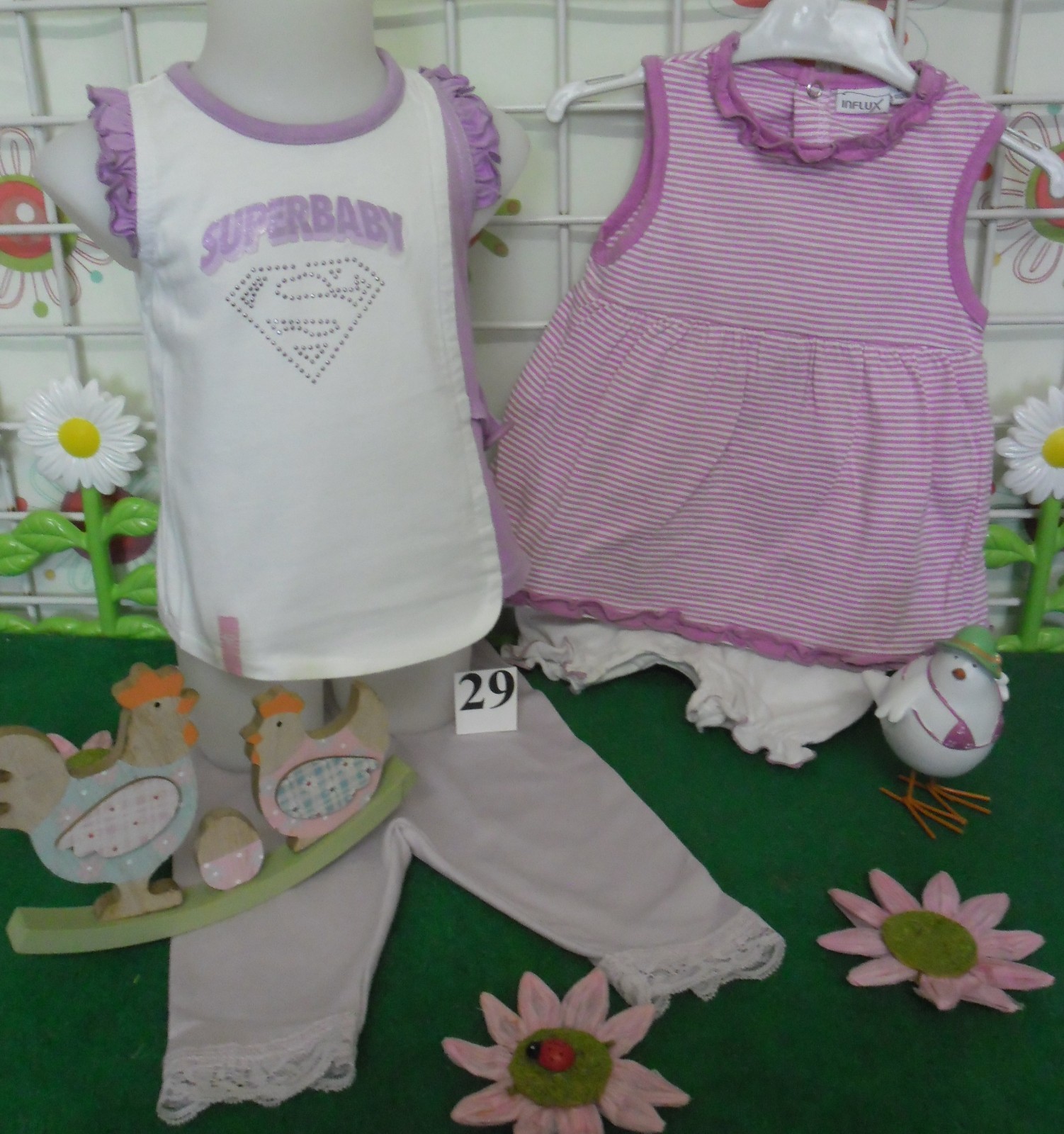 vêtements fille 6 mois,combi/short,leggings,débardeur