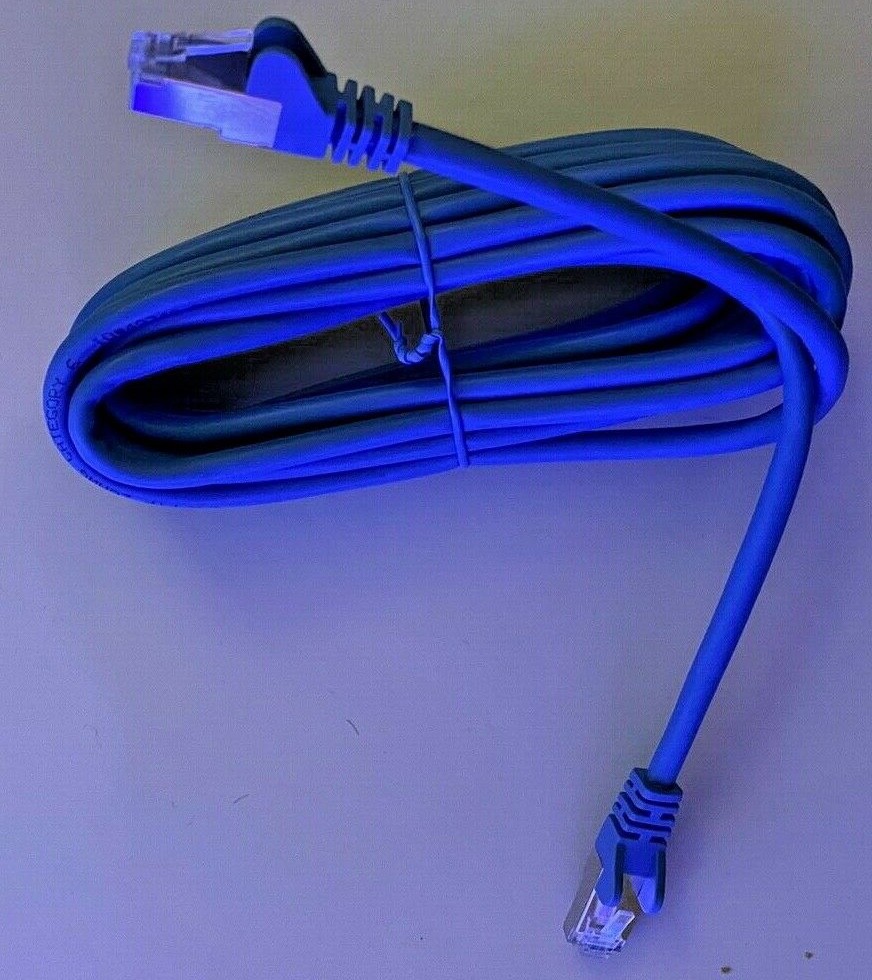 4 x Cables réseau Belkin CAT6 STP RJ45 M/M Anti-accros 5m – Bleu
