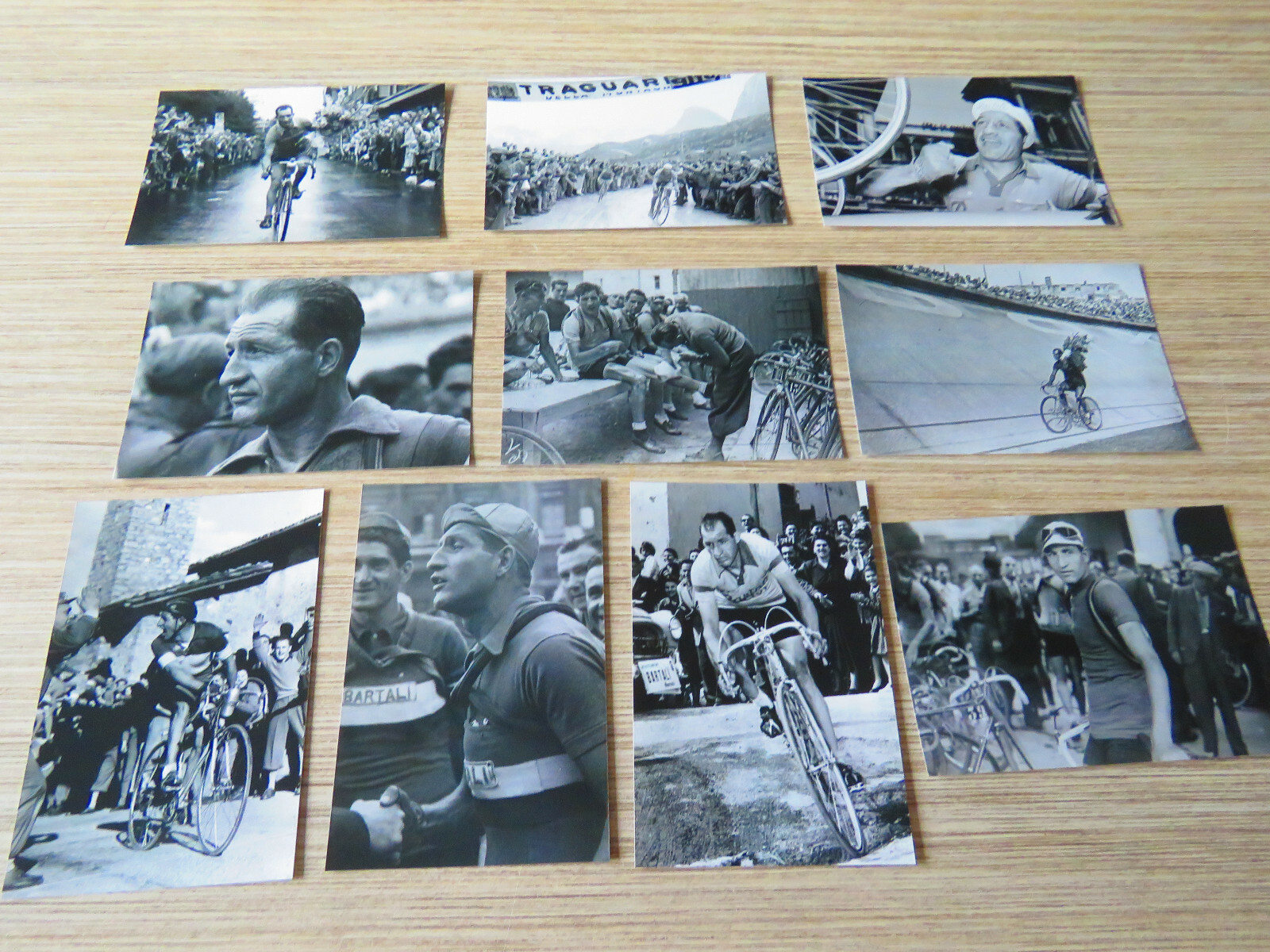 Wielrennen Cyclisme Radsport 10 photos 10×15 cm GINO BARTALI