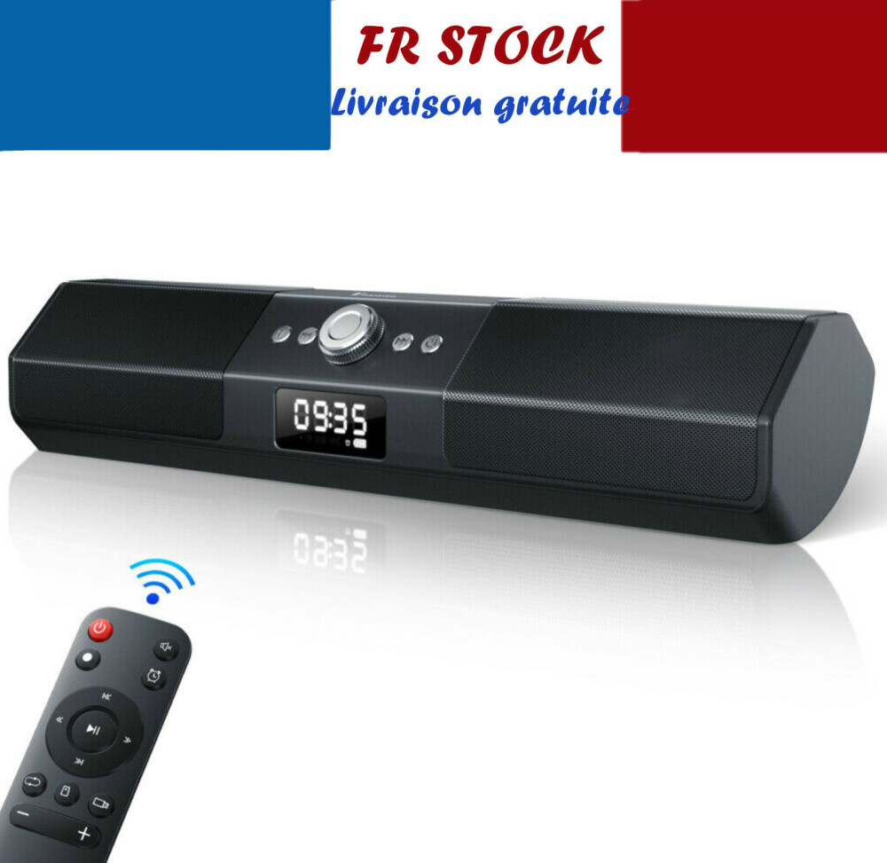 Haut-parleurs TV Sans Fil Bluetooth Boîte De Son TV Barre De Son Home Cinéma 3D Haut-parleurs TV Sans Fil Bluetooth Boîte De Son TV Barre De Son Home Cinéma 3D