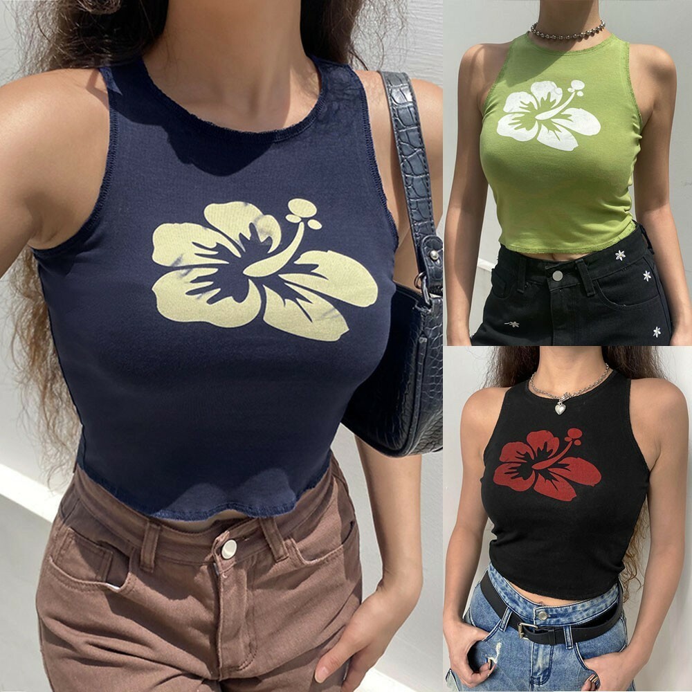 Personnages Hauts Accessoires Respirant Confortable Coton Motif Fleur Personnages Hauts Accessoires Respirant Confortable Coton Motif Fleur