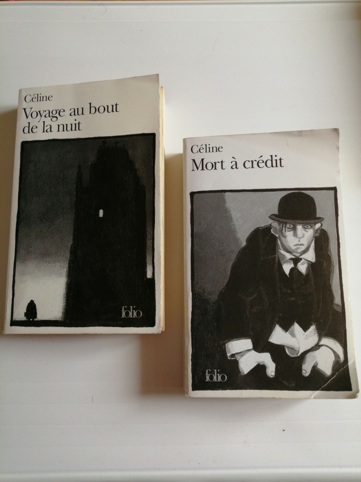LOT 2 LIVRES FERDINAND CÉLINE Voyage au bout de la nuit / Mort à Crédit FOLIO LOT 2 LIVRES FERDINAND CÉLINE Voyage au bout de la nuit / Mort à Crédit FOLIO