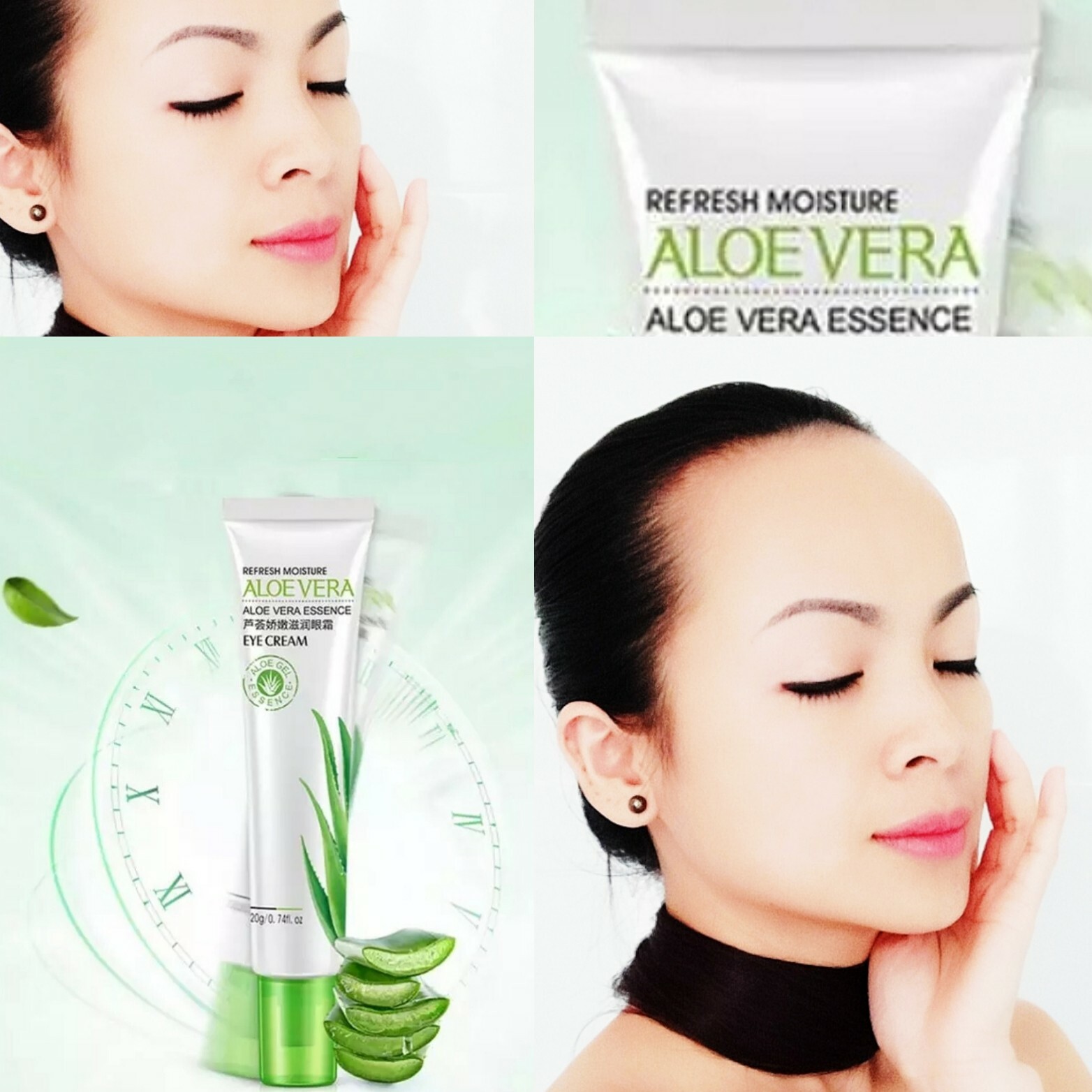 MYTEX-SHOP soins contour des yeux Aloe Véra anti-rides anti-âge hydratant  20ml