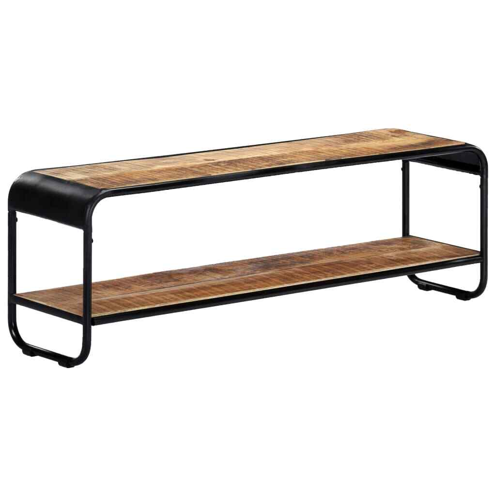 vidaXL Bois Massif de Manguier Brut Meuble TV Buffet Porte-chaussures Salon vidaXL Bois Massif de Manguier Brut Meuble TV Buffet Porte-chaussures Salon