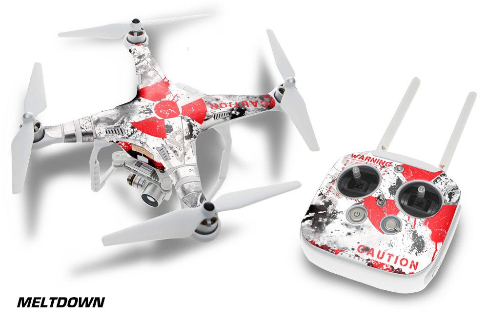 DJI Phantom 3 Drone Drapé RC Qaudcopter Decal Autocollant Custom Peau Accessoire