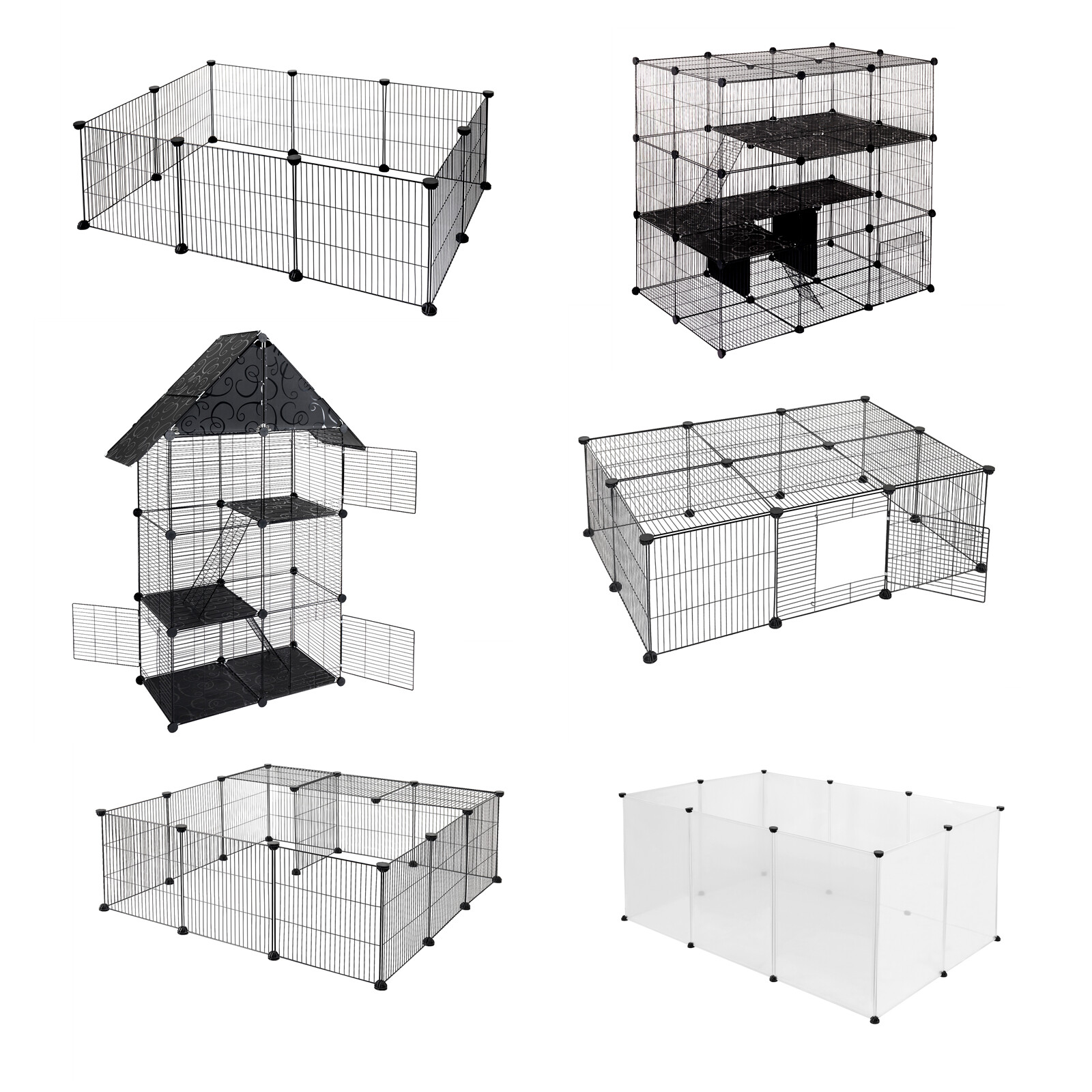 eSituro Clôture pour Petits Animaux Enclos DIY pour Chiens Usage intérieur eSituro Clôture pour Petits Animaux Enclos DIY pour Chiens Usage intérieur