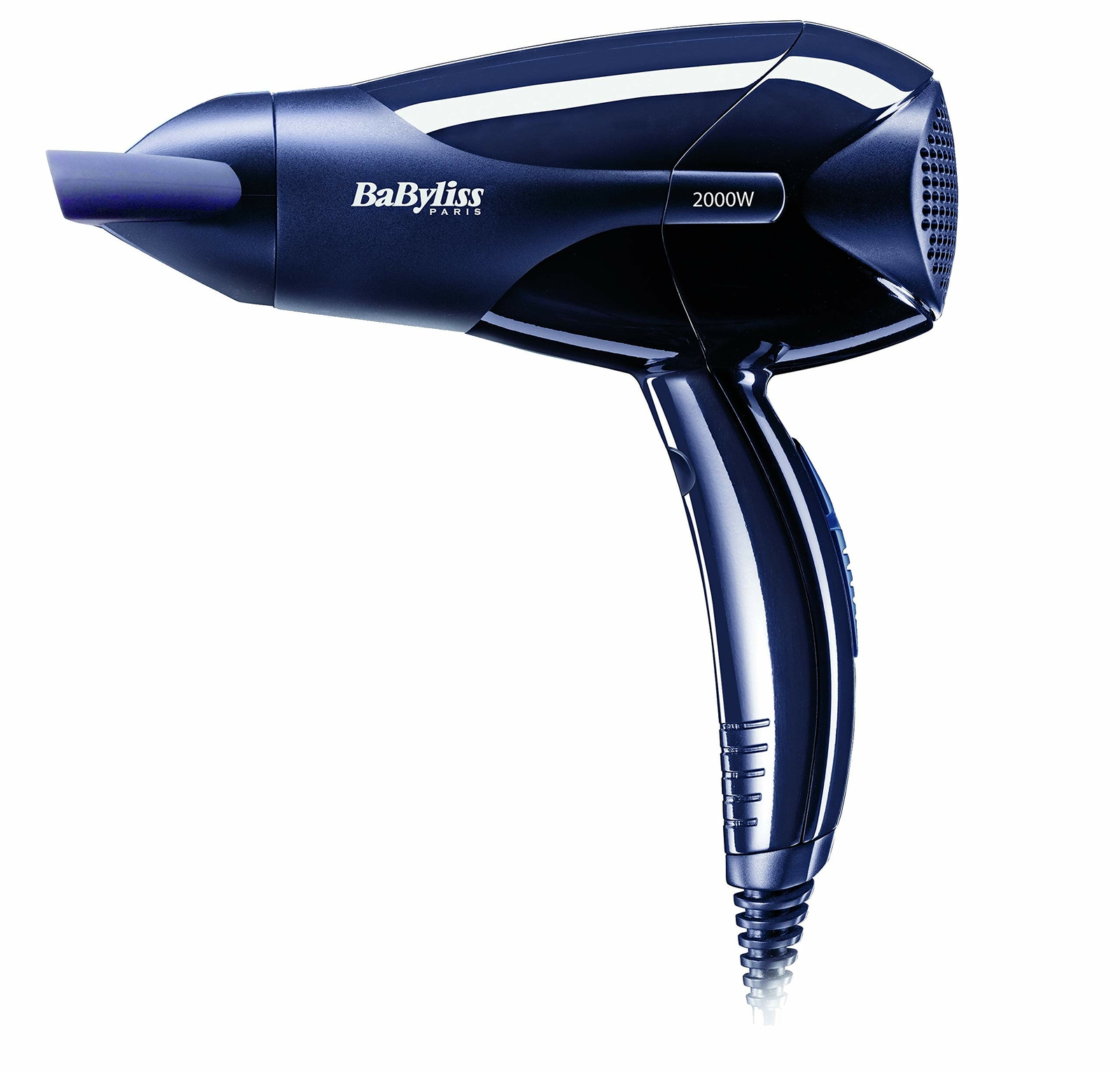 Sèche-Cheveux compact noir 2000W Séchage rapide et confortable
