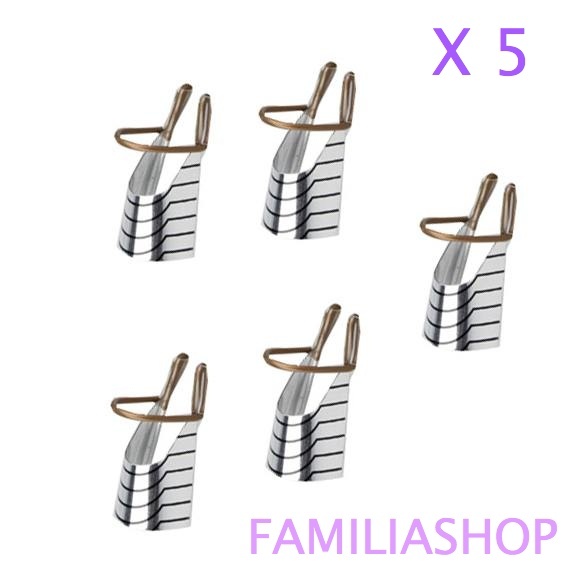 5 formes chablon réutilisable construction pour ongles manucure 5 formes chablon réutilisable construction pour ongles manucure