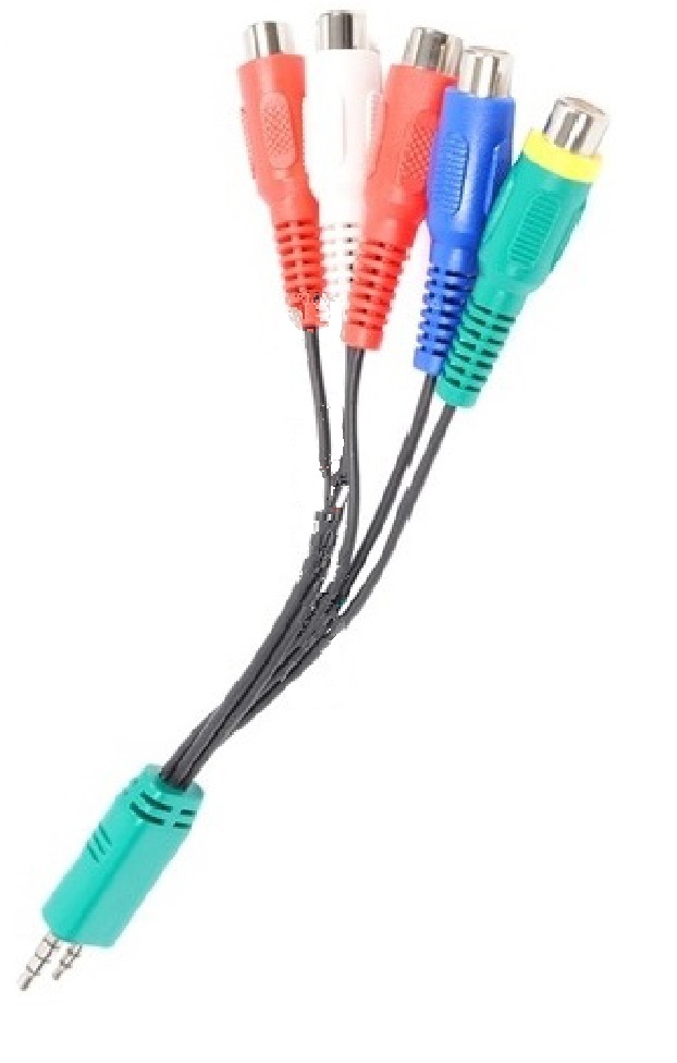 Panasonic TX-L47ET50B / TX-L47ET5B LED TV Component Video AV Adapter Cable Panasonic TX-L47ET50B / TX-L47ET5B LED TV Component Video AV Adapter Cable