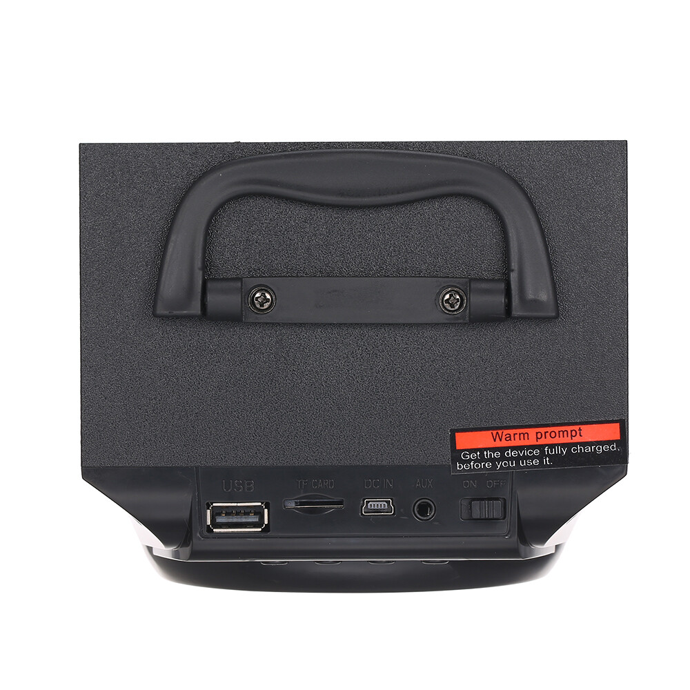 MS-133BT Haut-Parleurs BT Portatifs Sans Fil BoîTe De Son Basse LED ColoréE T9U8 MS-133BT Haut-Parleurs BT Portatifs Sans Fil BoîTe De Son Basse LED ColoréE T9U8