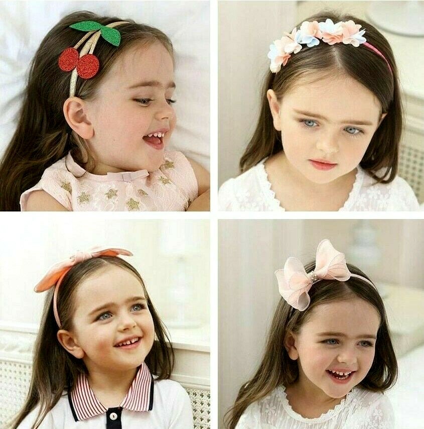 Enfants Bandeau Fleur Mode Couronne Cheveux Noeud Fille Coton Accessoire Enfants Bandeau Fleur Mode Couronne Cheveux Noeud Fille Coton Accessoire