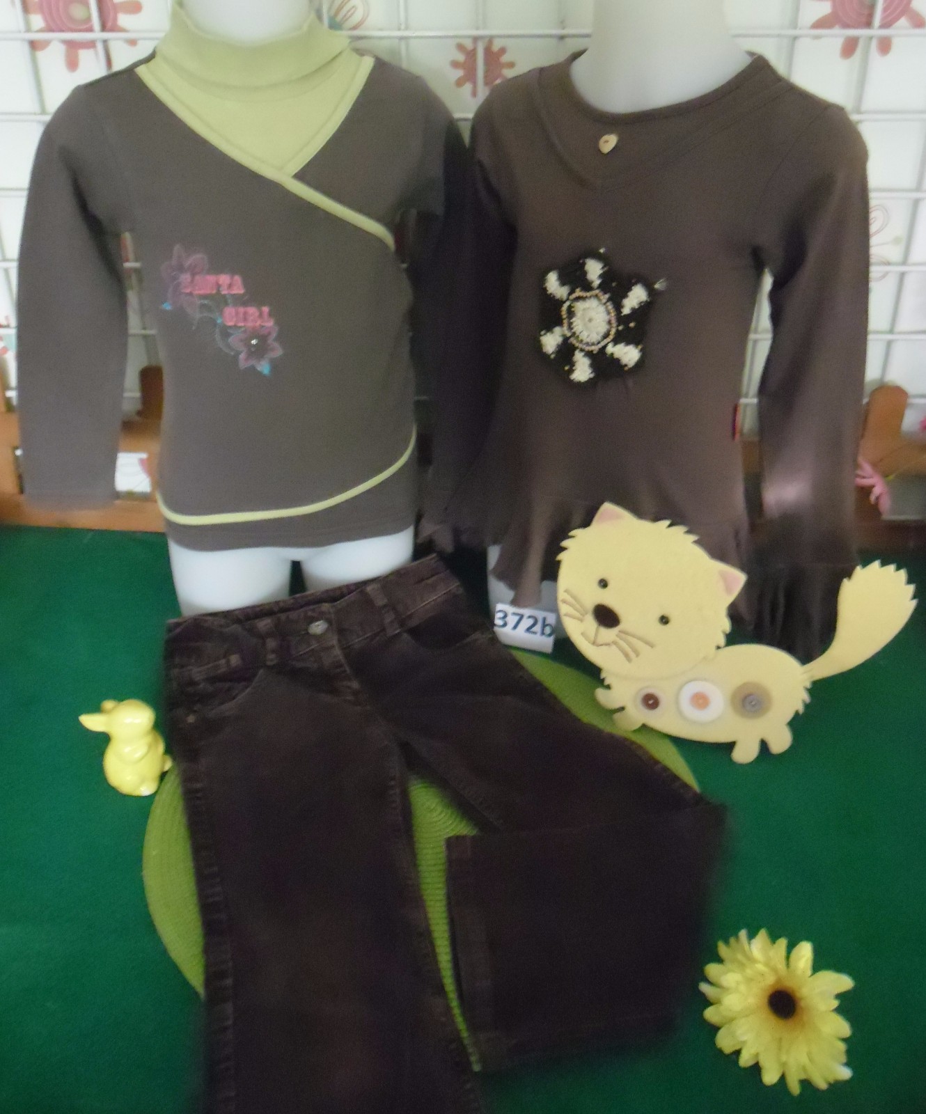 vêtements fille 3 ans,pantalon velours,tunique,sweat