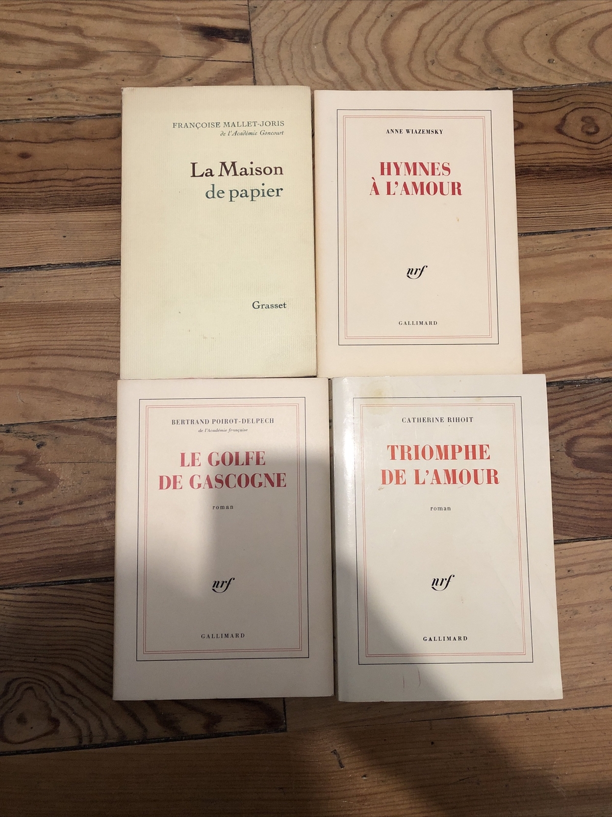 Lots livres édition Gallimard Et Grasset Lots livres édition Gallimard Et Grasset