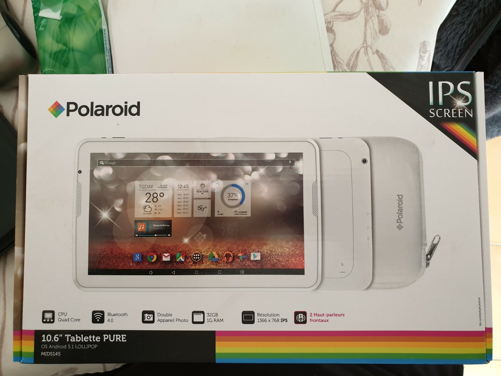 Tablette Android 16 Go INFINITE+ 10.1” Polaroid Tablette Android 16 Go INFINITE+ 10.1” Polaroid
