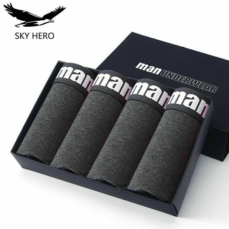 Ensemble de sous-vêtements pour hommes Boxers Boxershorts en coton Slip… Ensemble de sous-vêtements pour hommes Boxers Boxershorts en coton Slip…