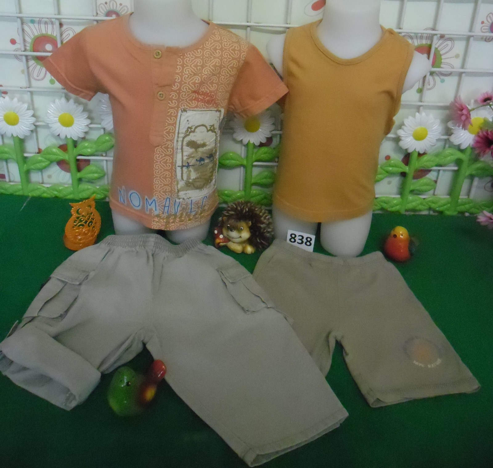 vêtements garçon 12 mois,débardeur,short,tee-shirt,pantalon 3 POMMES vêtements garçon 12 mois,débardeur,short,tee-shirt,pantalon 3 POMMES