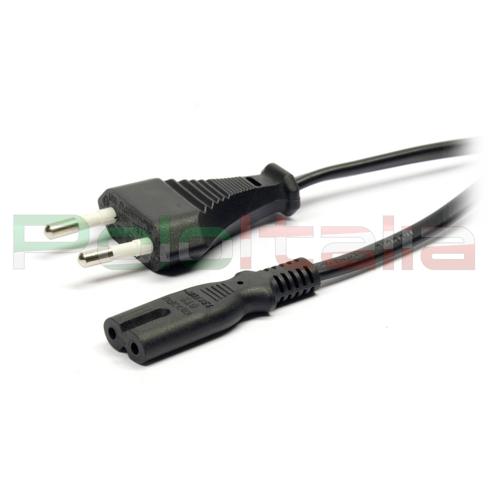 Câble 0,5m Alimentation Prise Italienne Bipolaire VDE Imprimante PC TV Court Câble 0,5m Alimentation Prise Italienne Bipolaire VDE Imprimante PC TV Court