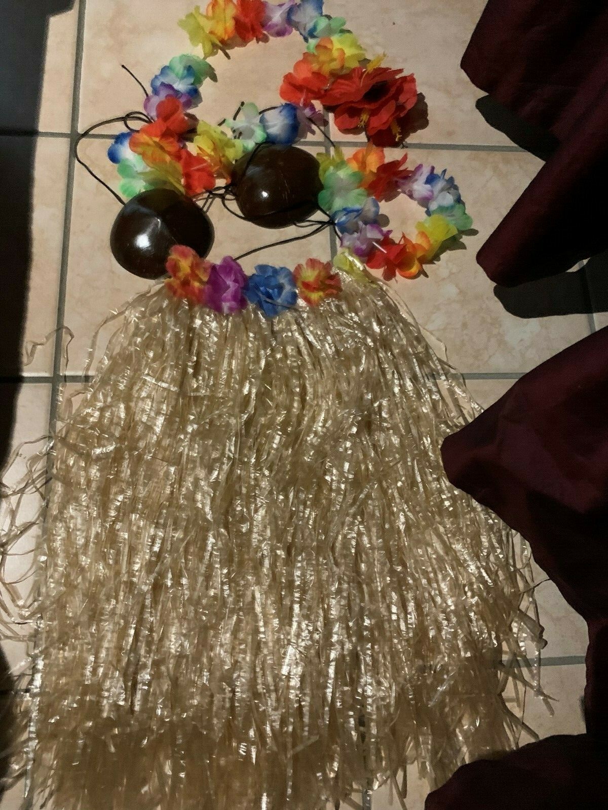 accessoires costume deguisement vahiné iles coco neuf !! accessoires costume deguisement vahiné iles coco neuf !!