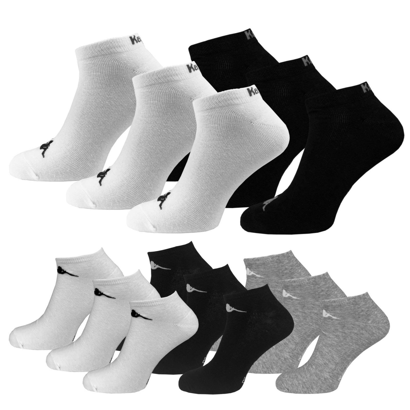 3-30 Paire Kappa Baskets Hommes Chaussettes Sport Fitness Bas Noir Blanc Gris 3-30 Paire Kappa Baskets Hommes Chaussettes Sport Fitness Bas Noir Blanc Gris