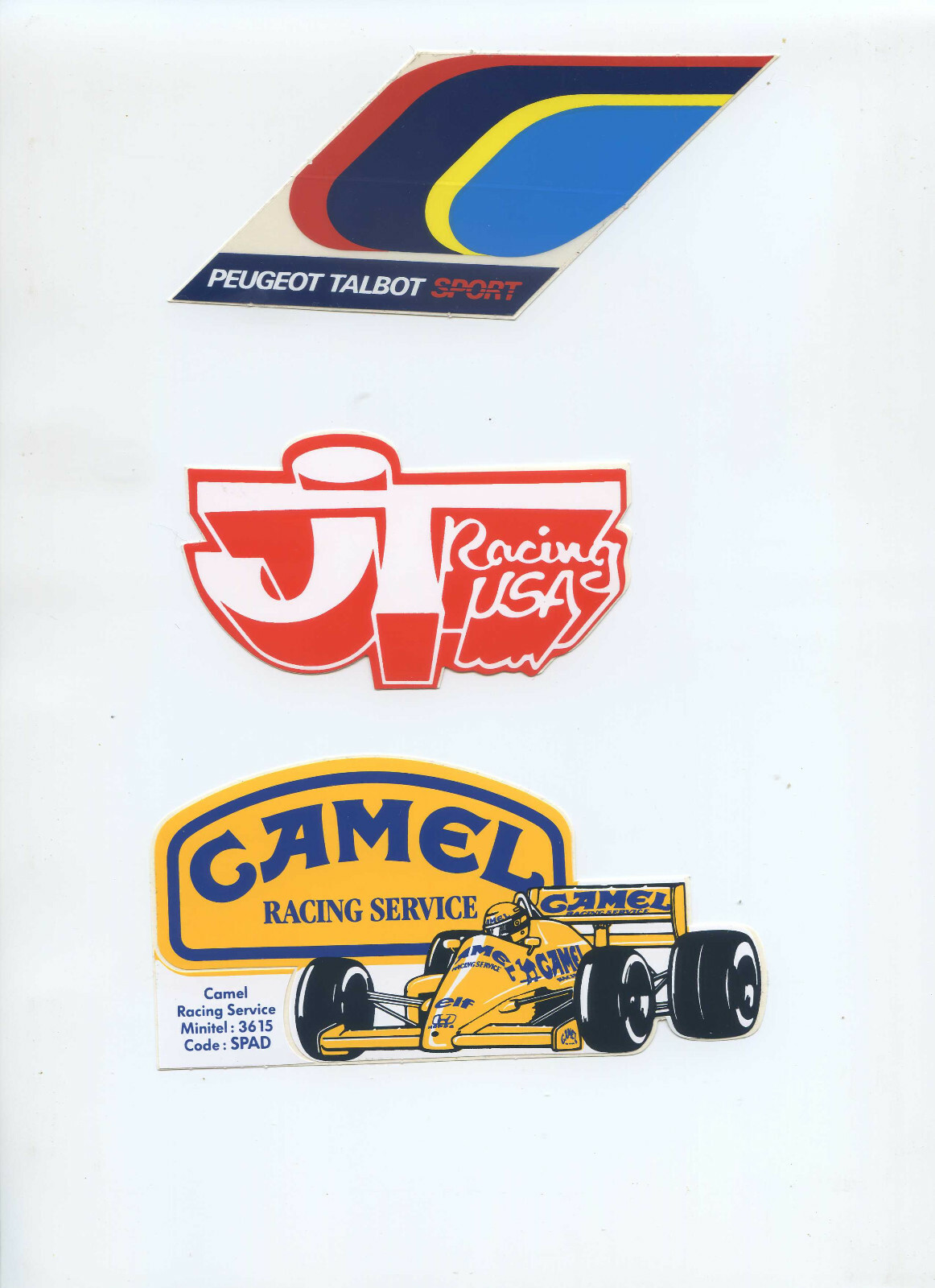 autocollants JT CAMEL PEUGEOT