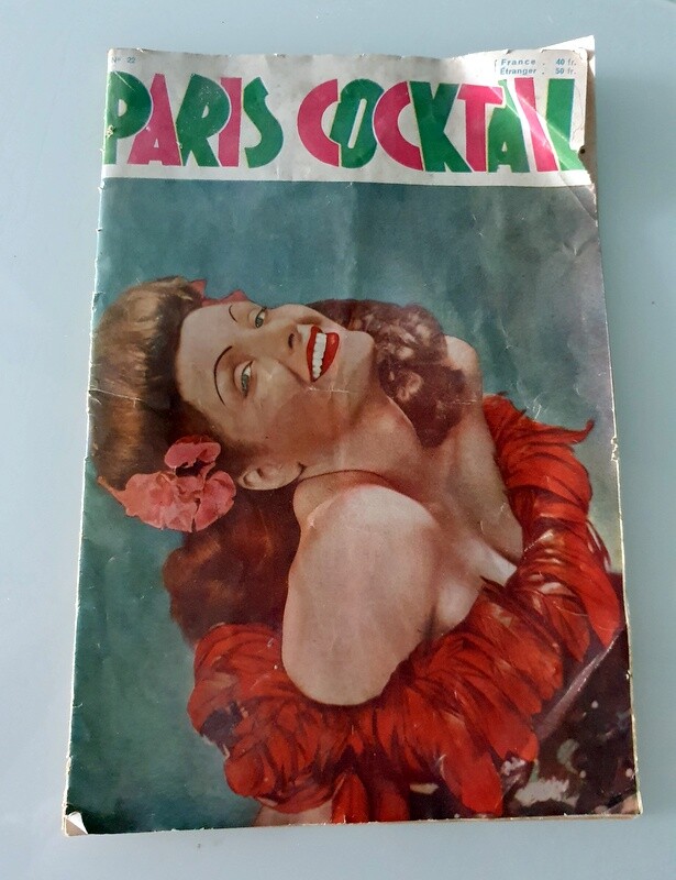 paris cocktail 1948 numéro 22 – livre – journal paris cocktail 1948 numéro 22 – livre – journal