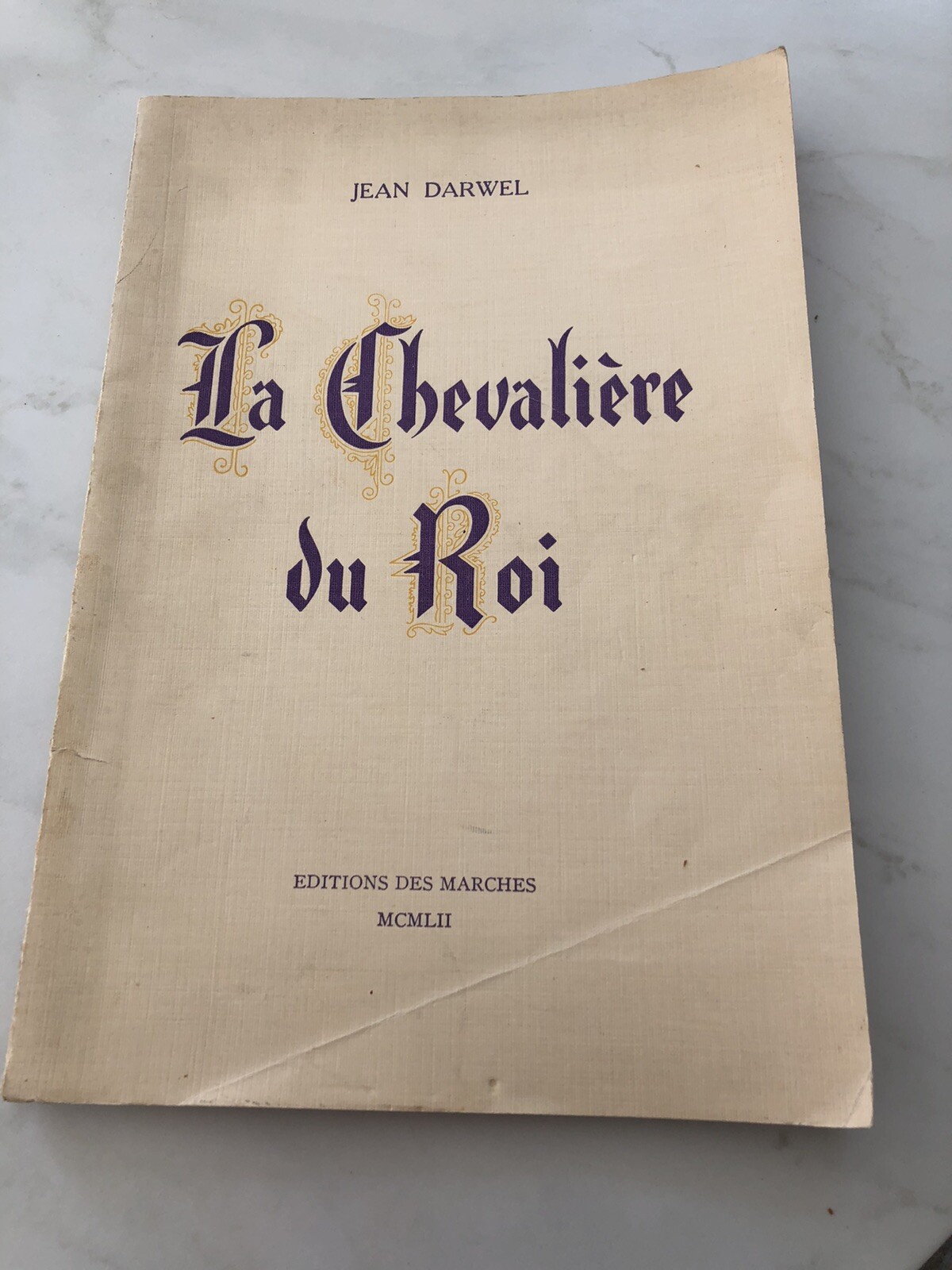Livre Ancien La Chevaliere Du roi Jean Darwel Livre Ancien La Chevaliere Du roi Jean Darwel