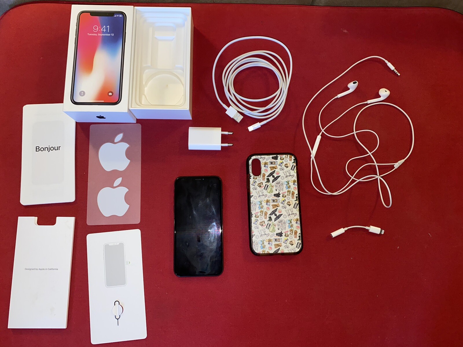 Apple iPhone X – 256Go – Noir