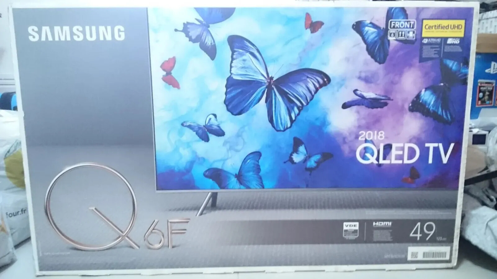 Smart TV QLED Samsung QE49Q6FNATXZT 49″ (123 CM) 4K ULTRA HD (2160p)