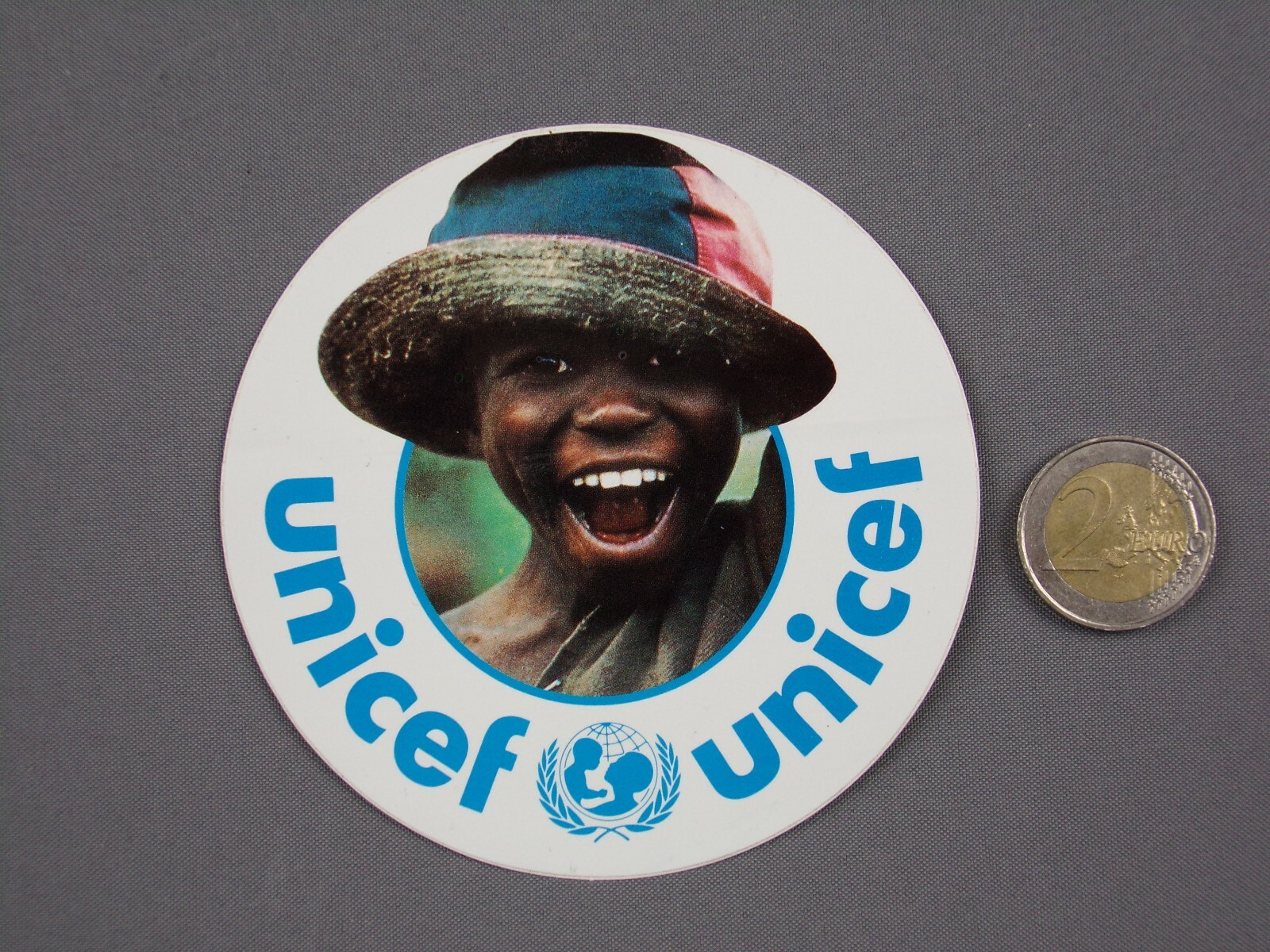 Autocollants sticker vintage UNICEF