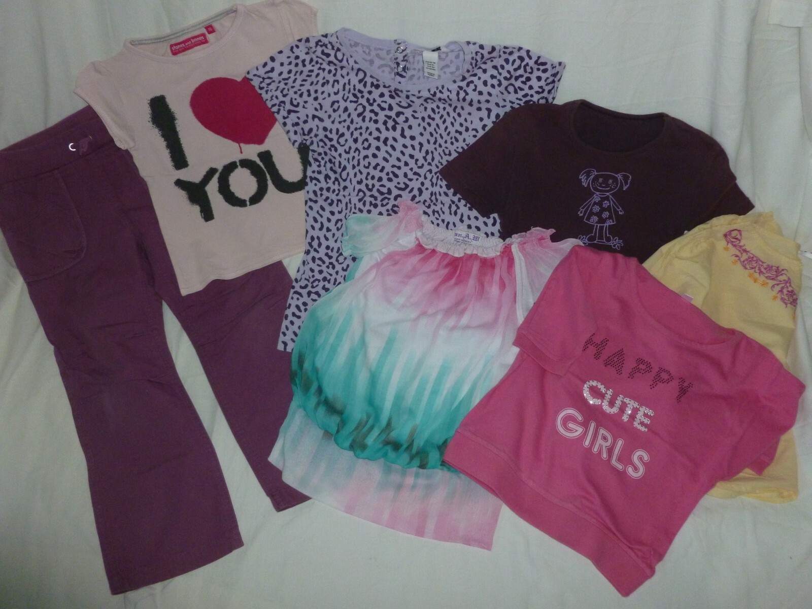 lot vêtements  été   fille – 6 ans