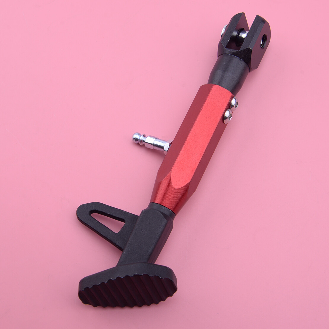 Ajustable motocyclette seul Béquille latérale Supporter Alliage d’aluminium Ajustable motocyclette seul Béquille latérale Supporter Alliage d’aluminium