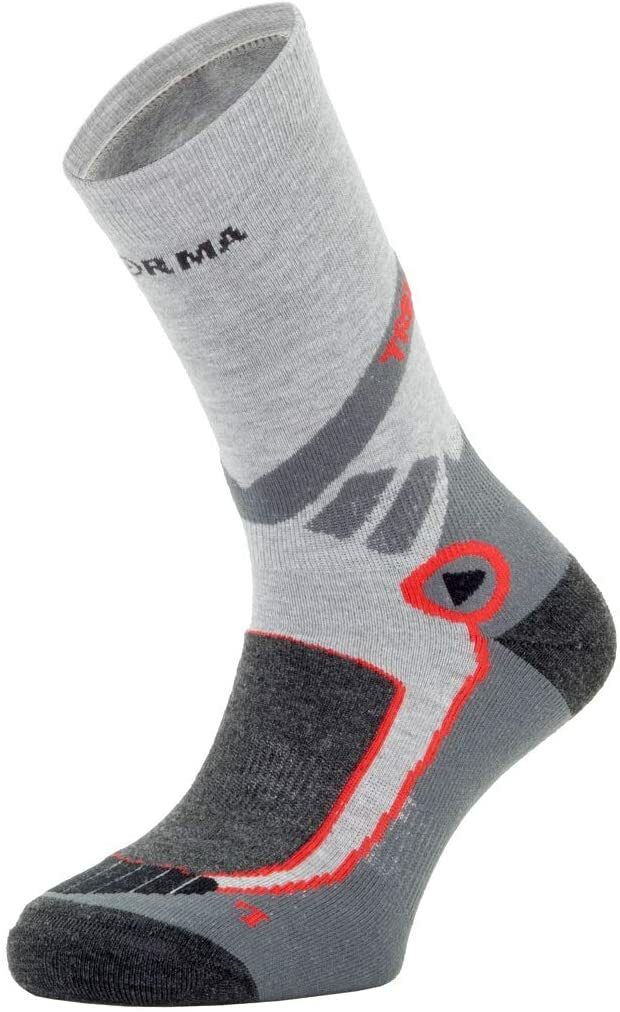 Enforma Hight Mountain Confort Chaussettes de Trekking Large, Gris – Enforma Hight Mountain Confort Chaussettes de Trekking Large, Gris –