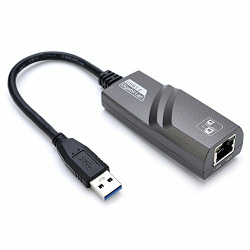 Yizhet Réseau Adaptateur USB 3.0 vers RJ45 Gigabit Ethernet USB Réseau à 1000…